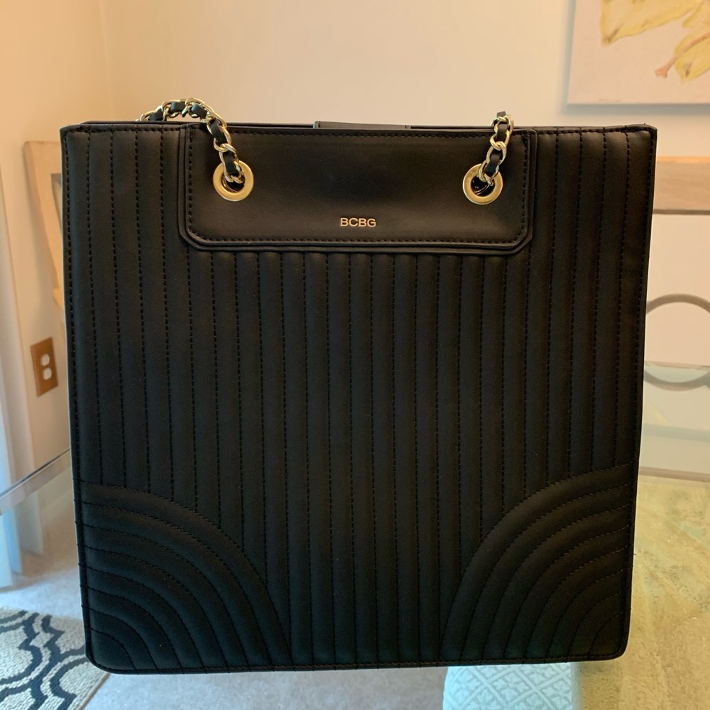 NWOT — BCBG Adriana Black Handbag Vegan